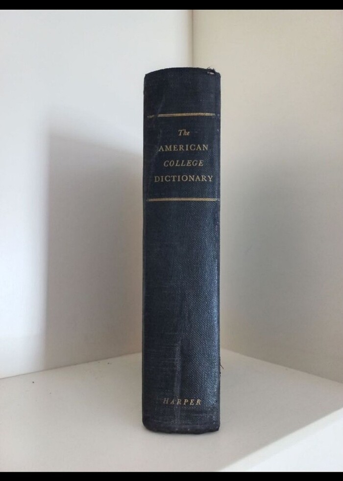 1953 American College ingilizce sözlük antika - Görsel 2