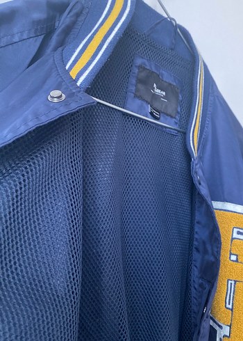 l/xl Beden sarı Renk Spor Tarzı Düğmeli #erkek Bomber Ceket