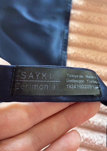 Siyah Mavi Erkek Papyon ve Mendil Seti #papyon - Görsel 3