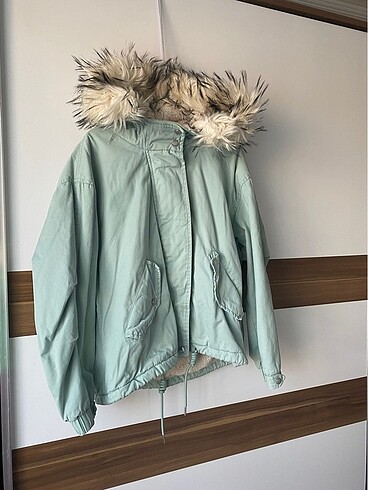 m Beden #mavi mint yeşili mont