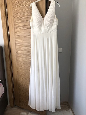 l Beden Kırık beyaz elbise