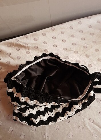Beden siyah Renk Elişi yazlık çanta