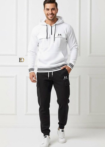 Kapüşonlu Erkek Eşofman Takımı - Görsel 2