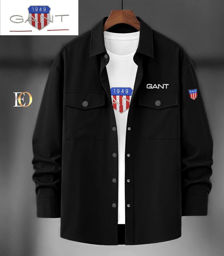 GANT Siyah Erkek Gömlek+t-shirt - Görsel 2