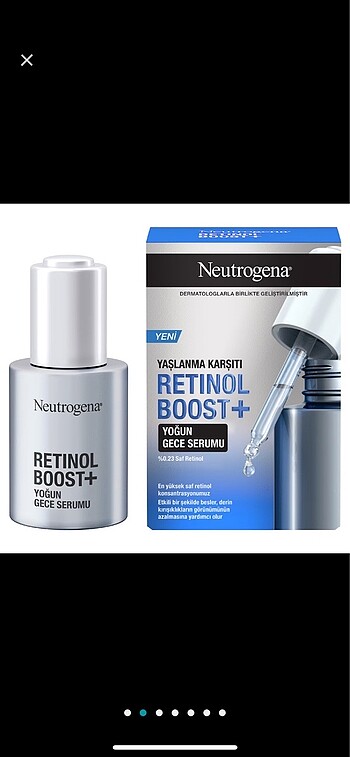 Neutrogena retinol boost+ gece serumu