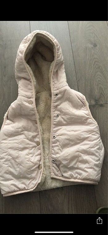 Zara Zara çift taraflı peluş yelek