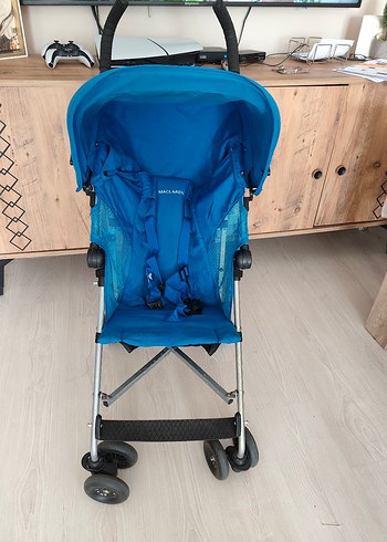 Koyu Mavi Bebek Arabası - Görsel 4