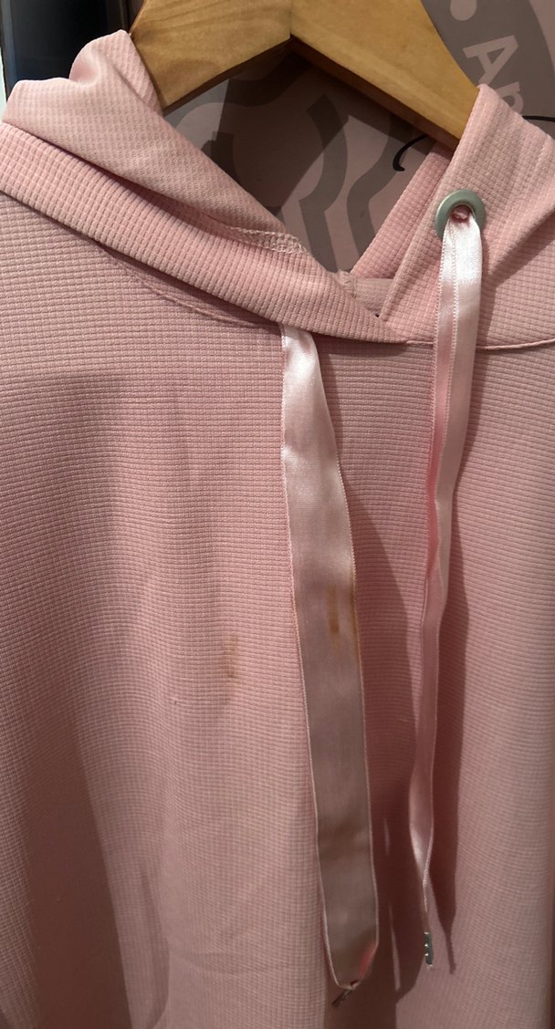 Pudra Renkli, Uzun Kollu, Pilili kadın tunik - Görsel 2