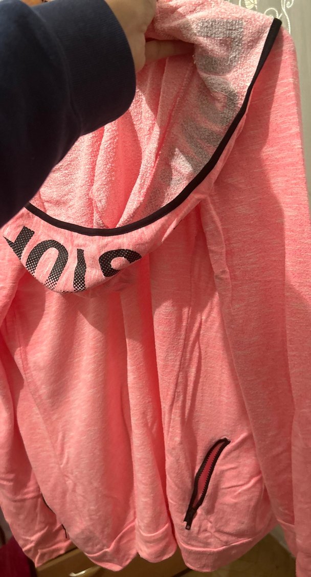 Pembe Fermuarlı Kadın Ceket - Görsel 3