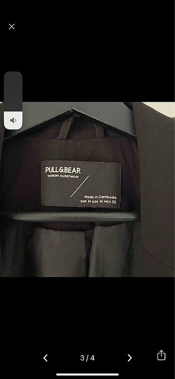 m Beden Pull bear blazer ceket
