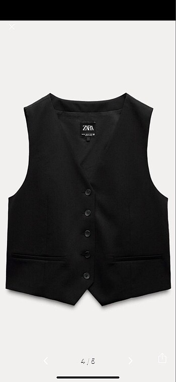 xl Beden Zara yelek