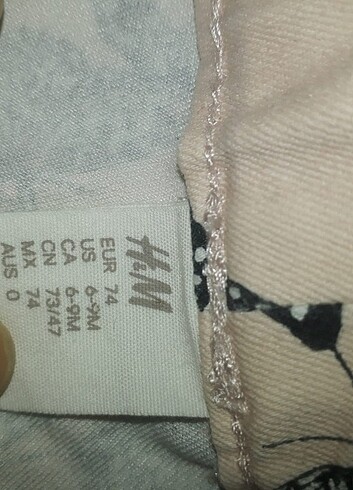 H&M 9 aylik esnek dokulu pantalon.
