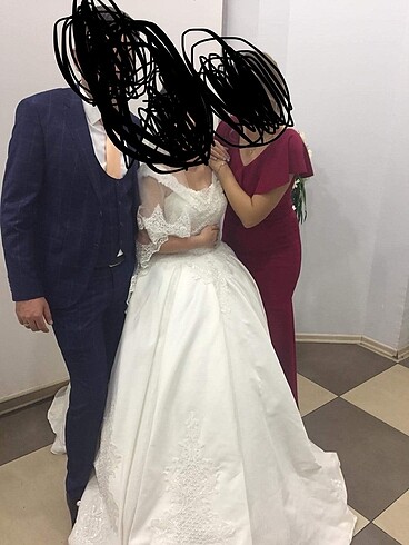 Saten Gelinlik