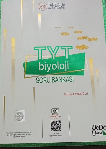 345 Yayınları TYT Biyoloji Soru Bankası