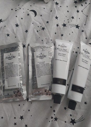 Palette Deluxe UİL saç açıcı, 2 adey toz ve 2 tüp boyası, sıfır