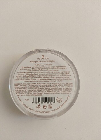 Essence Essence Melting For Ice Cream Allık ve Aydınlatıcı, sıfır ürün,