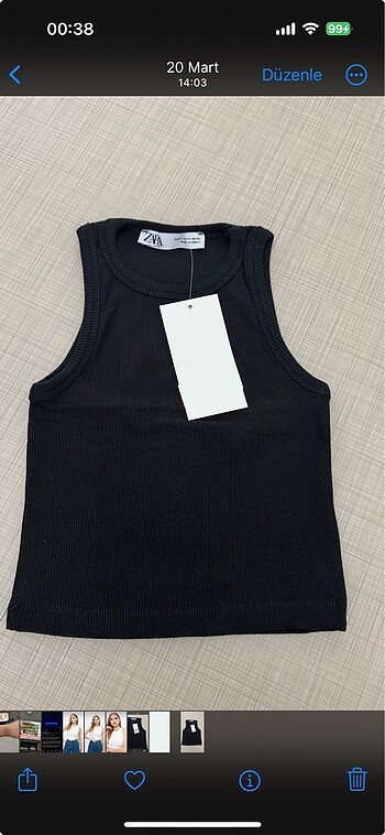 zara siyah crop atlet
