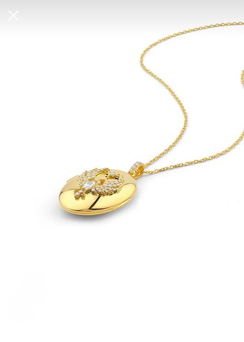 Accessorize Altın Renkli Anka kuşu Kadın Kolye