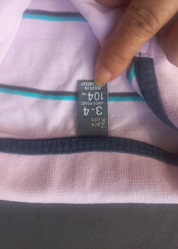 Kız Çocuk Pembe Pamuklu Polo Tişört 4 5 yas