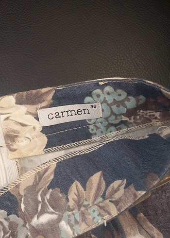 Desenli Kemerli Hamile Midi Etek s.m uyumlu - Görsel 3