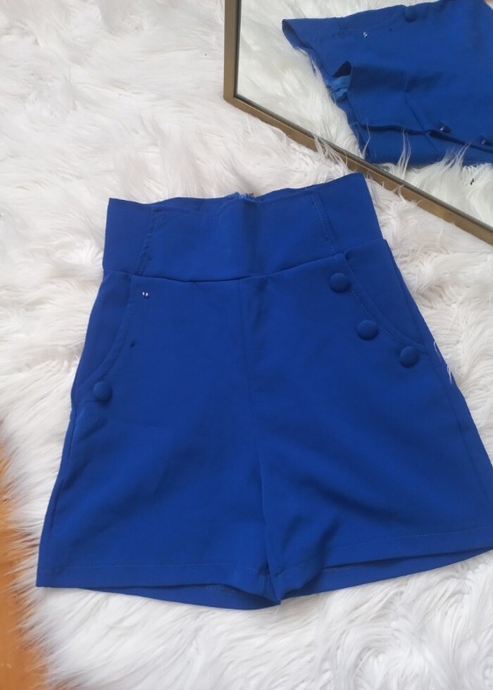 Kumaş şort - Görsel 2