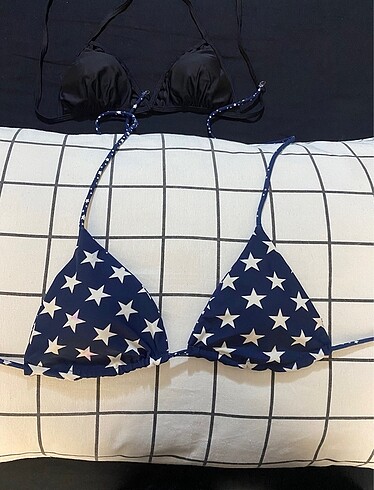 çift taraflı yıldızlı bikini
