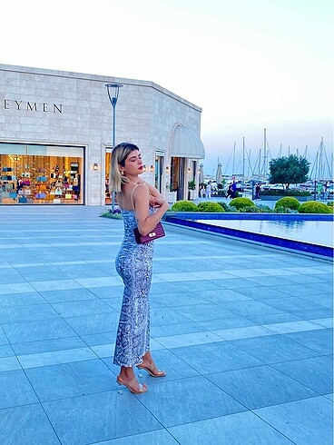 uzun elbise