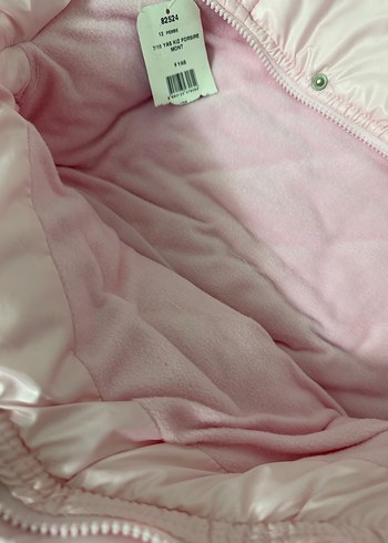Pembe Kız Çocuk Mont - Görsel 3