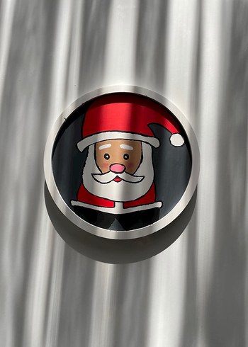 Yılbaşı Temalı Dekoratif Tabak - Görsel 3