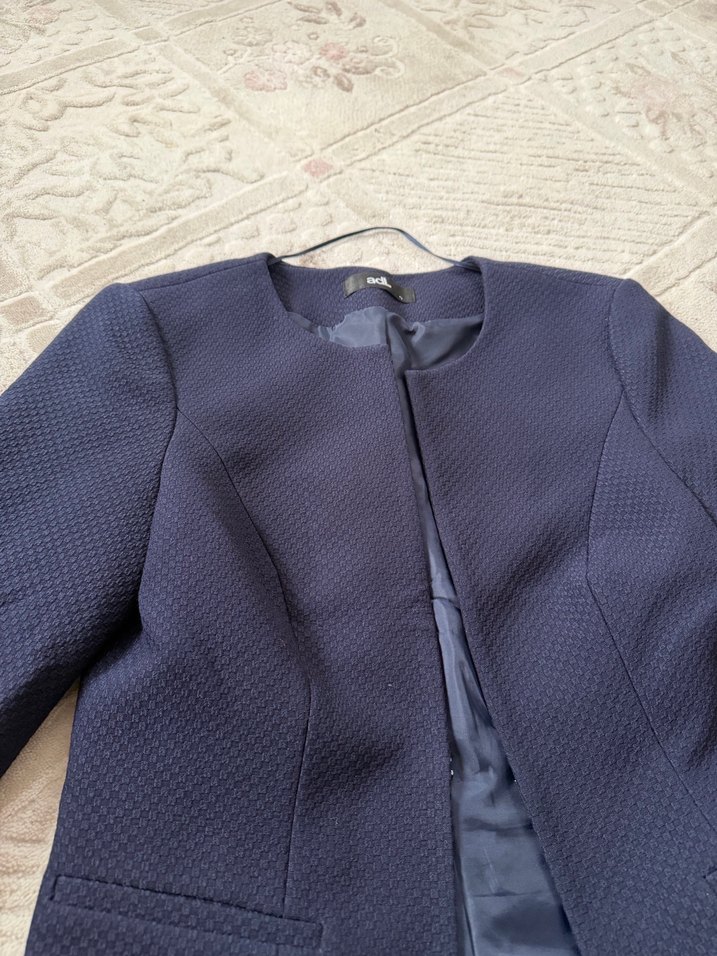 ADL Lacivert Kadın Blazer Ceket - Görsel 3