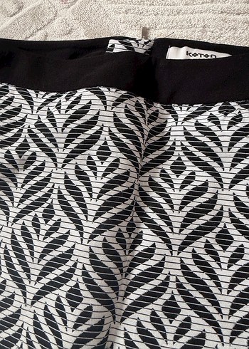 Koton Desenli Mini Etek - Görsel 2