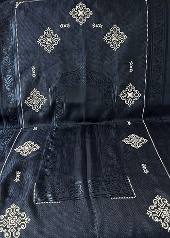 4 köşe işlenmiş etamin seccade seti - Görsel 4