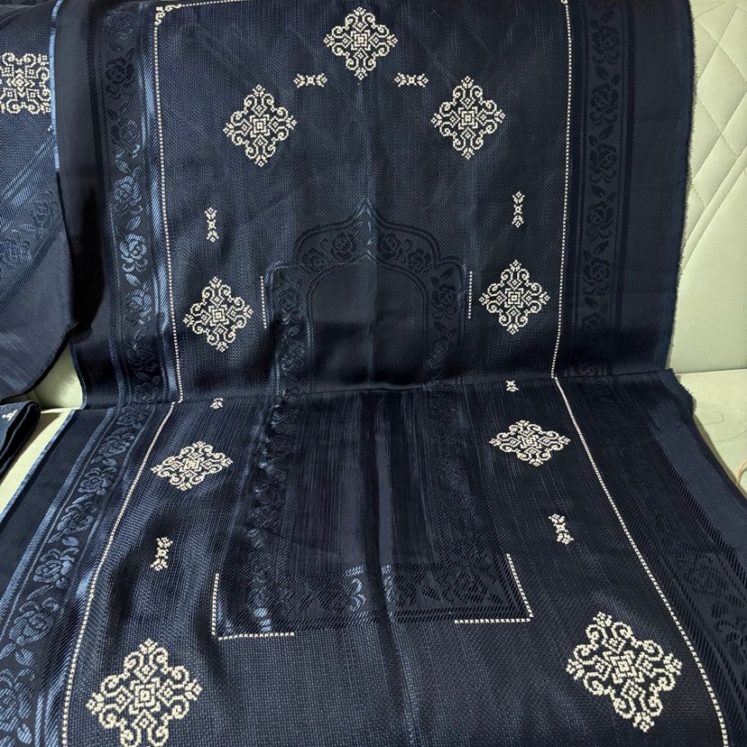 4 köşe işlenmiş etamin seccade seti - Görsel 4