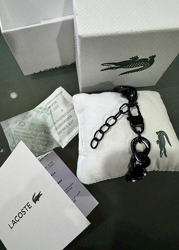 Lacoste Gri çelik Bileklik - Görsel 3