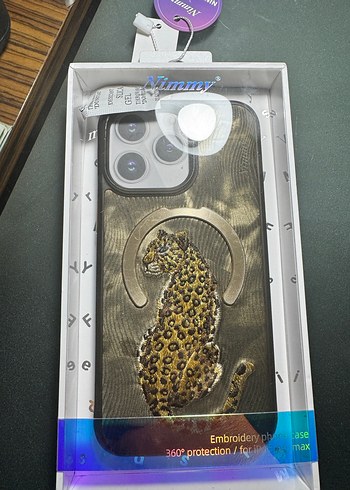 Altın Renkli Pullu Bohem Telefon Kılıfı - Görsel 2