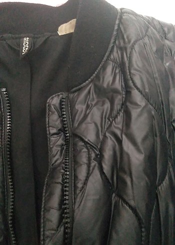 Siyah Deri Kadın Bomber Ceket - Görsel 10