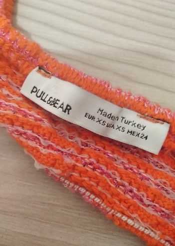 Turuncu Mini Bohem Bikini Üstü - Görsel 5