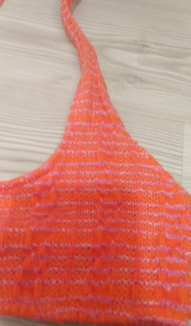 Turuncu Mini Bohem Bikini Üstü - Görsel 2