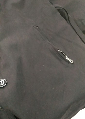 Siyah Uzun Goth Trençkot - Görsel 5