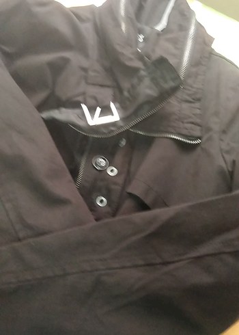 Siyah Uzun Goth Trençkot - Görsel 11