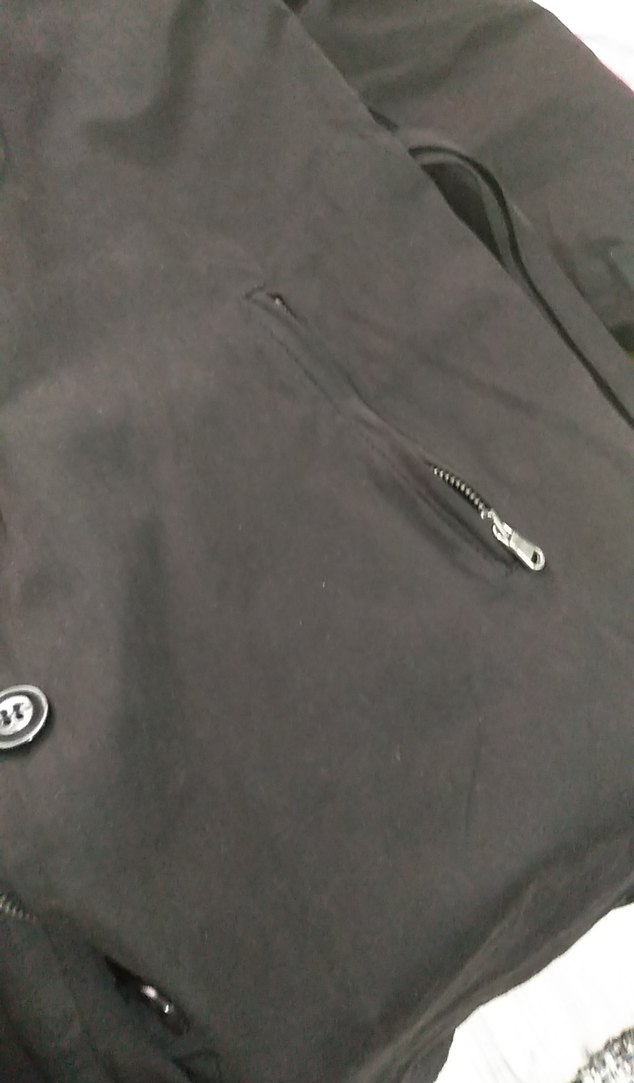 Siyah Uzun Goth Trençkot - Görsel 5