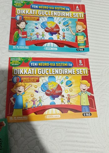 Beden 5 Yaş Dikkati Güçlendirme Seti - Yeni Neuro-Via Sistemi