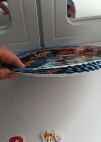 Renkli Sonic the Hedgehog Figür Seti - Görsel 5