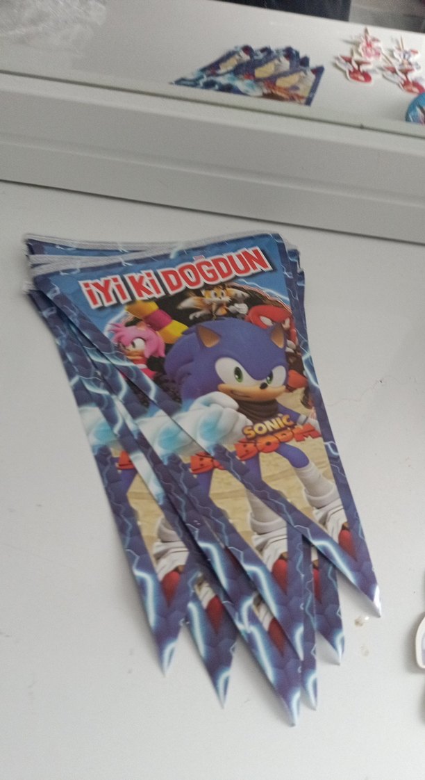 Renkli Sonic the Hedgehog Figür Seti - Görsel 4