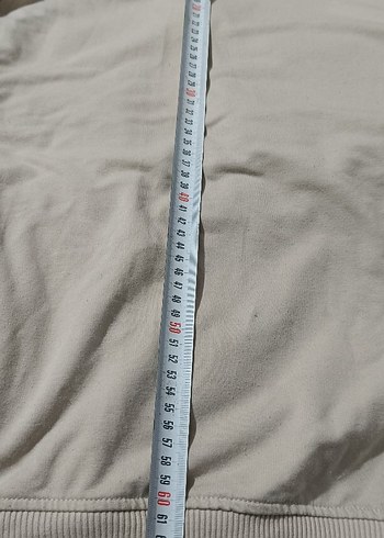 Bej Kadın Salaş Sweatshirt - Görsel 7