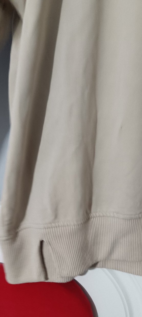 Bej Kadın Salaş Sweatshirt - Görsel 2