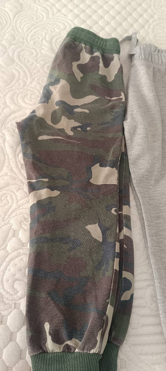 Kamuflaj Desenli Gri Erkek Eşofman Altı - Görsel 2