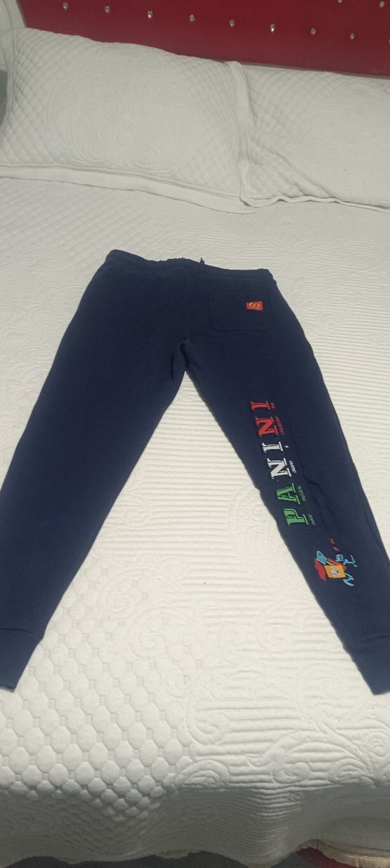 Koyu lacivert Baskılı Erkek  Eşofman Altı - Görsel 2