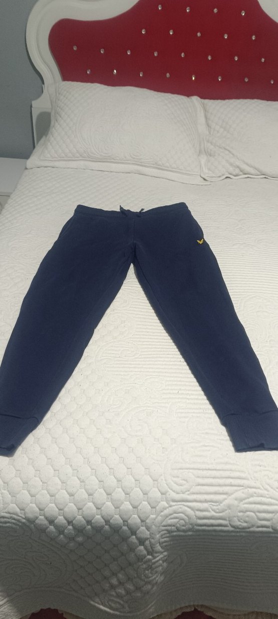 Koyu lacivert Baskılı Erkek  Eşofman Altı - Görsel 3