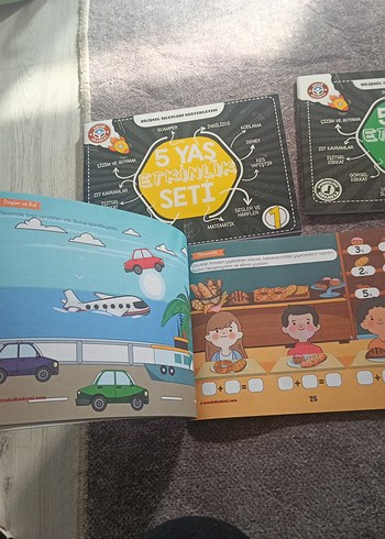 5 Yaş Etkinlik Seti - 3 Kitaplı Eğitici Set - Görsel 2